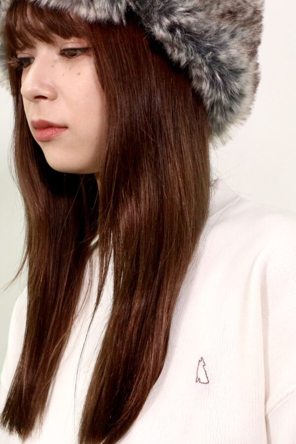 WOLF MOON KNIT - White - 画像 (4)